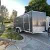 7' x 14' Cargo Trailer Rental in Iowa City, IA VIN-9309 front side