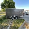 7' x 14' Cargo Trailer Rental in Iowa City, IA VIN-9309 with side door