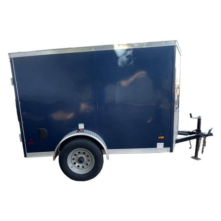 Rent 5' x 8' Enclosed Cargo Trailer in Iowa City. VIN-9482