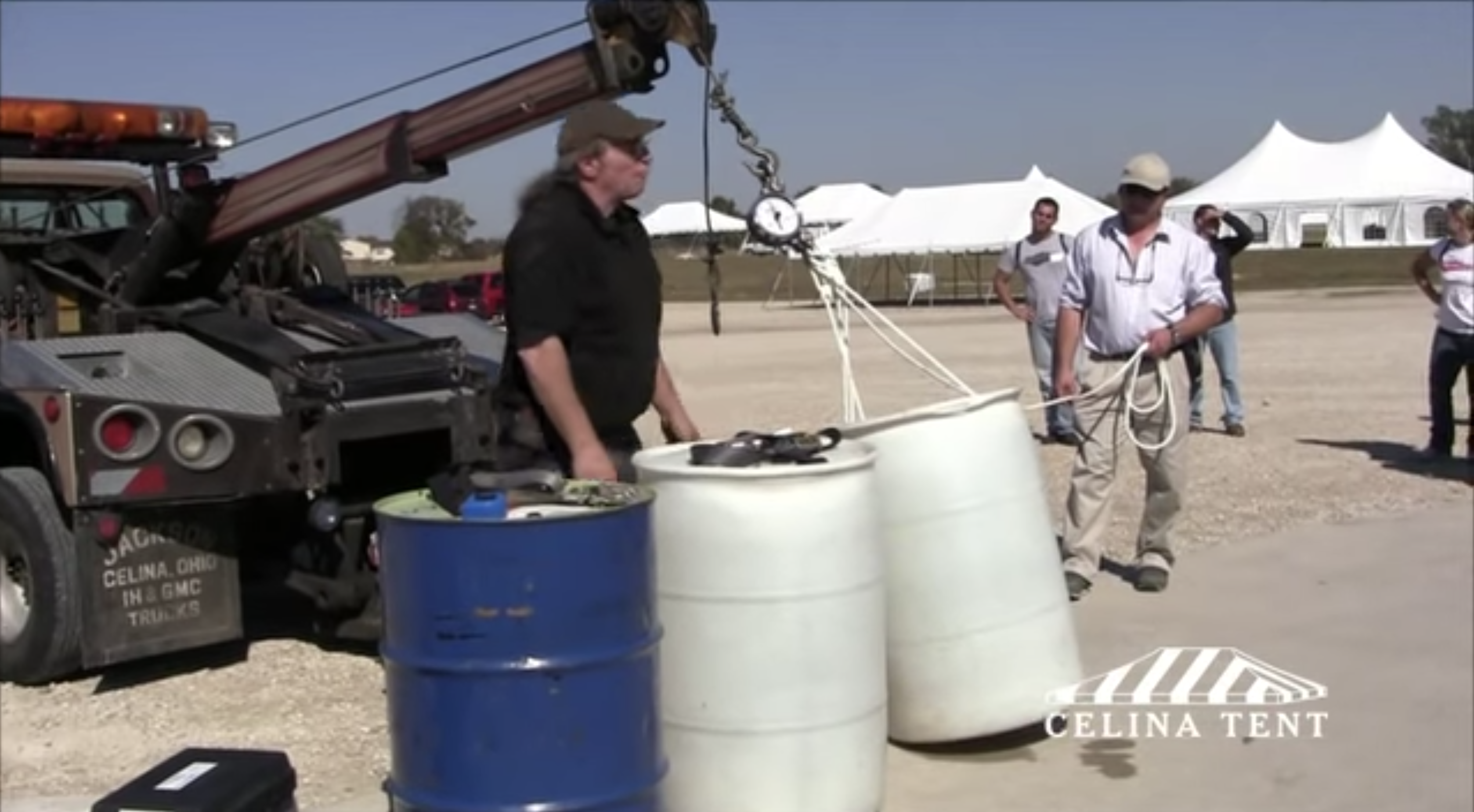 Water Barrel Tent Anchoring Video