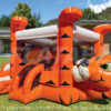 Tiger belly bounce house with slide