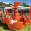 Tiger belly bounce house with slide