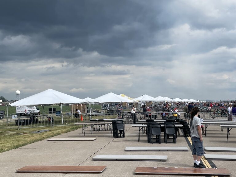 Tents, Tables & Chairs Rented for the Quad City Air Show | 2023