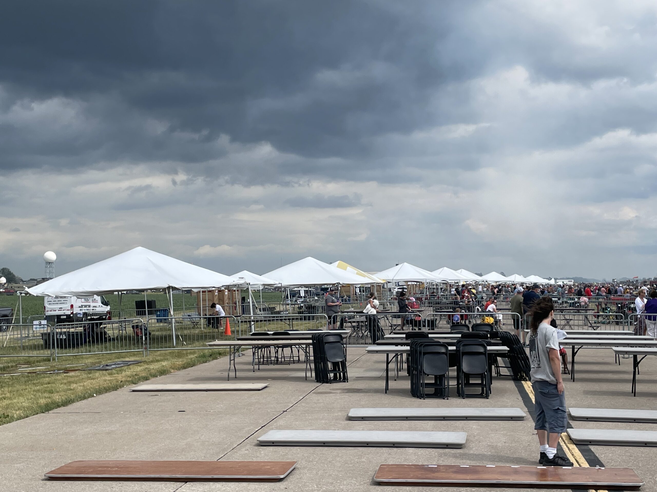 Tents, Tables & Chairs Rented for the Quad City Air Show in 2023