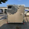 Back of the 6' x 10' enclosed trailer rental vin8276