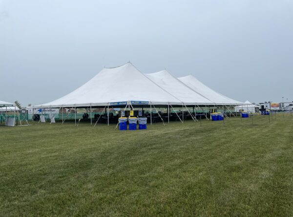 Full 80′ x 120′ Rope and Pole Tent