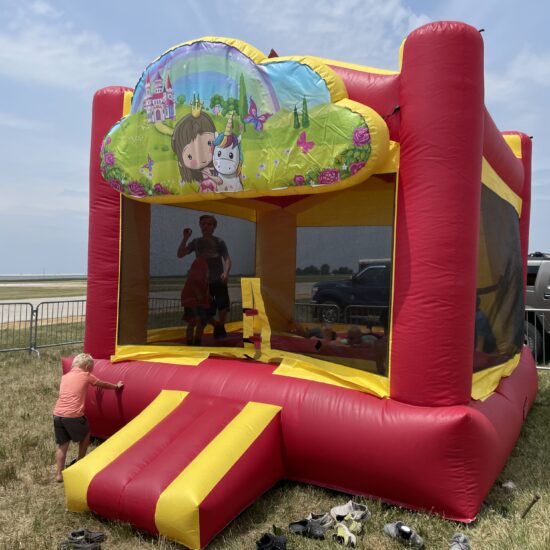 Princess bounce house for rent in Iowa City, IA