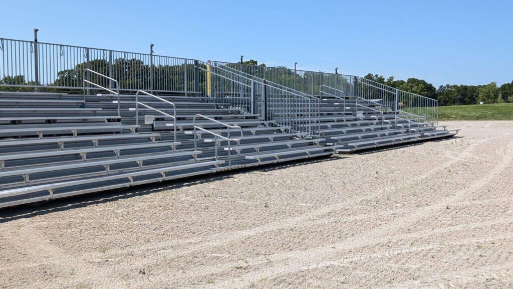 Two Bleachers for a Rodeo at the Busch Family Brewing and Distilling in Defiance, Missouri.