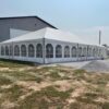 40′ x 60′ Hybrid Tent with French window side wall at Riverside Casino for a banquet