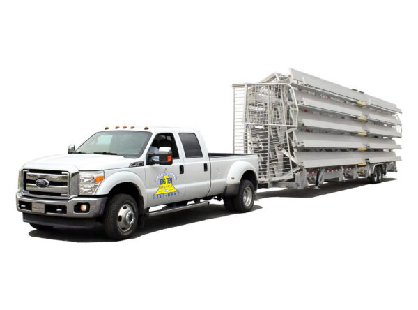 15-Row Towable Grandstand that Seats 412 people and is 45′ long for rent 15-Row Towable Grandstand that Seats 412 people and is 45′ long for rent