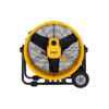 Back with fan speed dial on DeWalt 24 Heavy-Duty Drum Fan - Rental in Iowa City