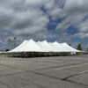 80′ x 150′ Legend Rope and Pole Tent (12,000 ft²) in Cedar Rapids, Iowa at Community STEM Day