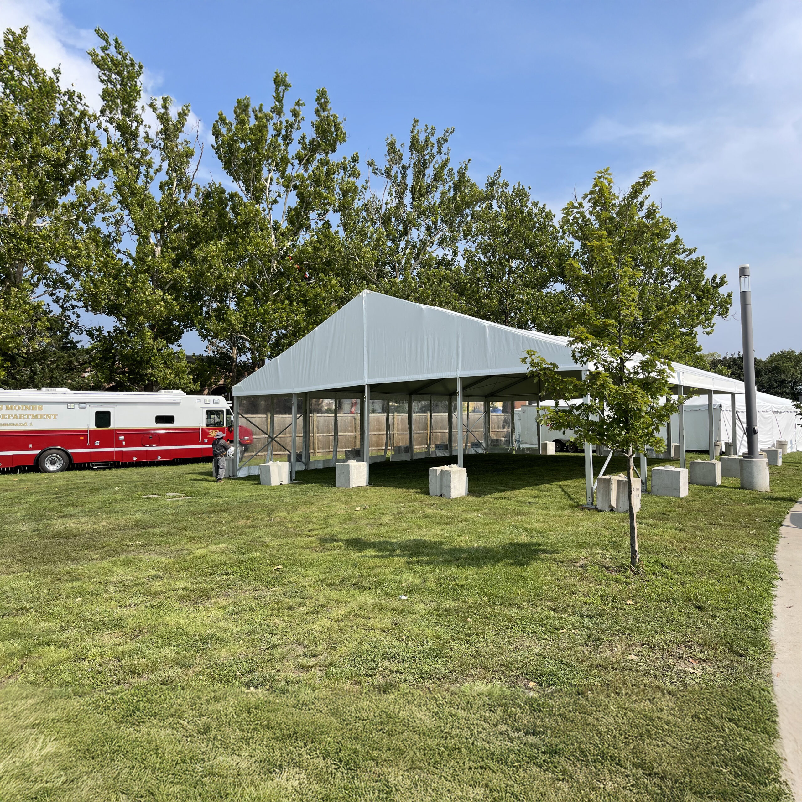 40' x 50' Liri A-Frame Event Tent (Iowa State Fair)