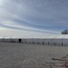 49' x 66' (15m x 20m) Liri Clearspan tent on the left and 60' x 230' (18m x 70m) Losberger clearspan on the right in Kalona, Iowa