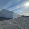 60' x 230' (18m x 70m) Losberger temporary clearspan structure (tent) for rent.