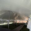 Under the 30' x 60' Rope and Pole tent in Galesburg, Illinois for Cornellier Fireworks