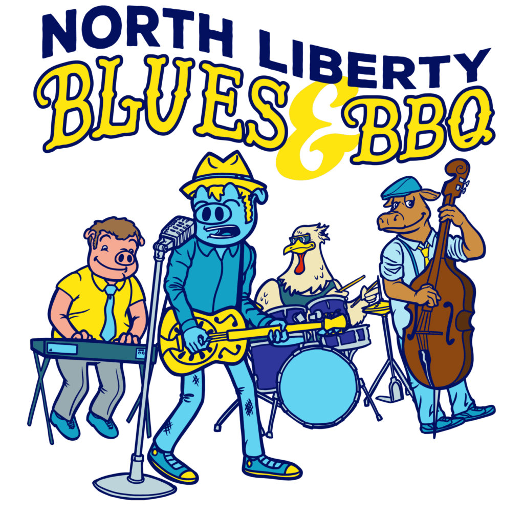 North Liberty Blues & BBQ logo - 2026