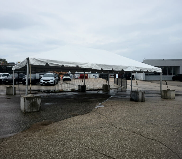 20' x 30' Frame Tent for McGrath Auto in Cedar Rapids, Iowa