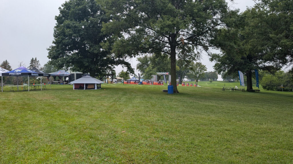 More photos of the set up - 2026 Disc Golf Pro Tour (DGPT) Discmania Challenge at Pickard Park in Indianola, Iowa